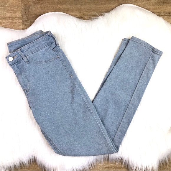 H&M Denim - [H&M] Skinny Ankle Light Wash Jeans size 25